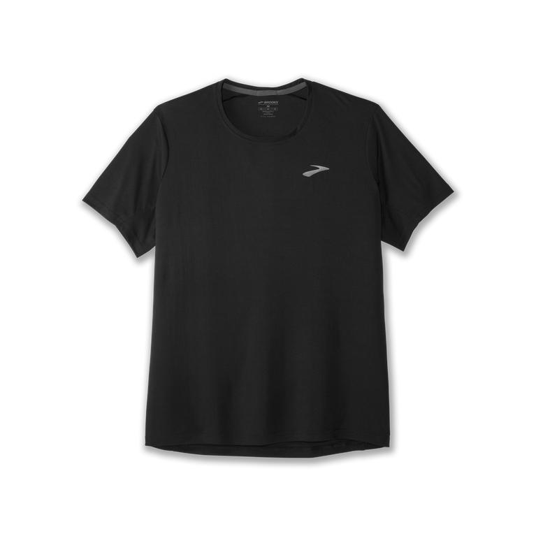 Brooks Atmosphere Short Sleeve Running Shirt - Men's - Black (70683-HBOF)